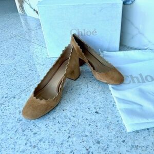 Chloe SU/KI Waves Suede Medium Pump 6 1/2-36 1/2
